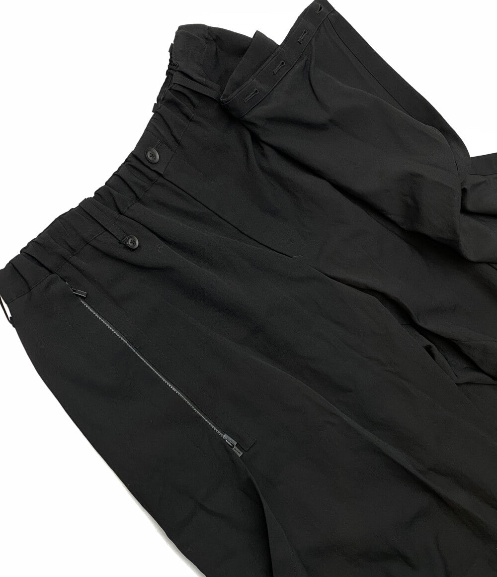 YOHJI YAMAMOTO POUR HOMME シワギャバラップパンツ 21AW HX-P22-100 メンズ SIZE 2 ヨウジヤマモトプールオム