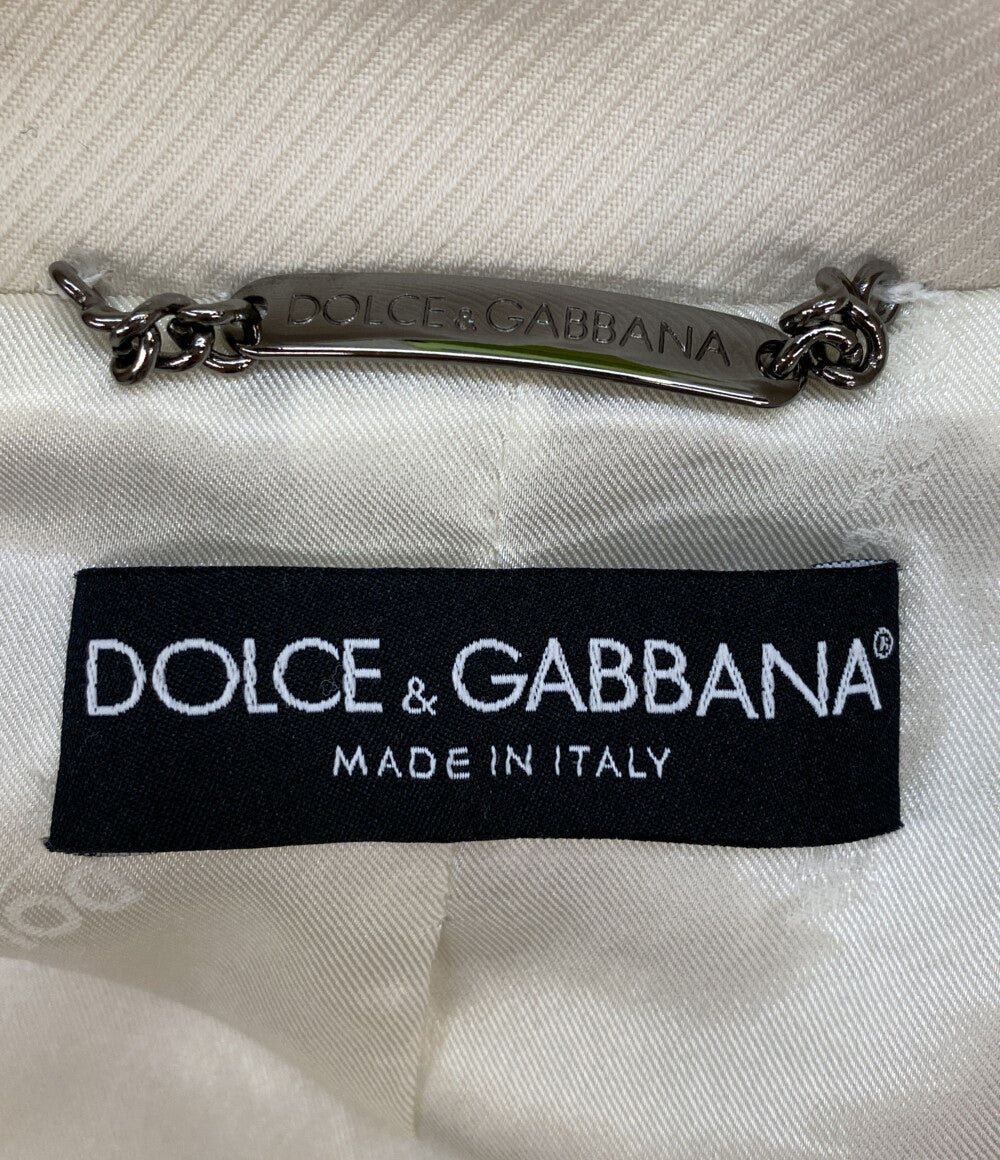 DOLCE ＆ GABBANA ドルチェアンドガッバーナ アンゴラ混ダブルコート レディース SIZE -