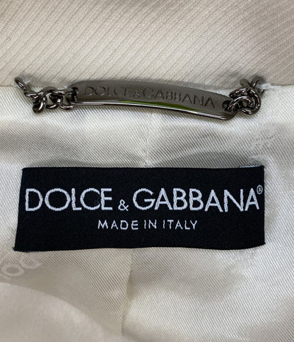 DOLCE ＆ GABBANA ドルチェアンドガッバーナ アンゴラ混ダブルコート レディース SIZE -