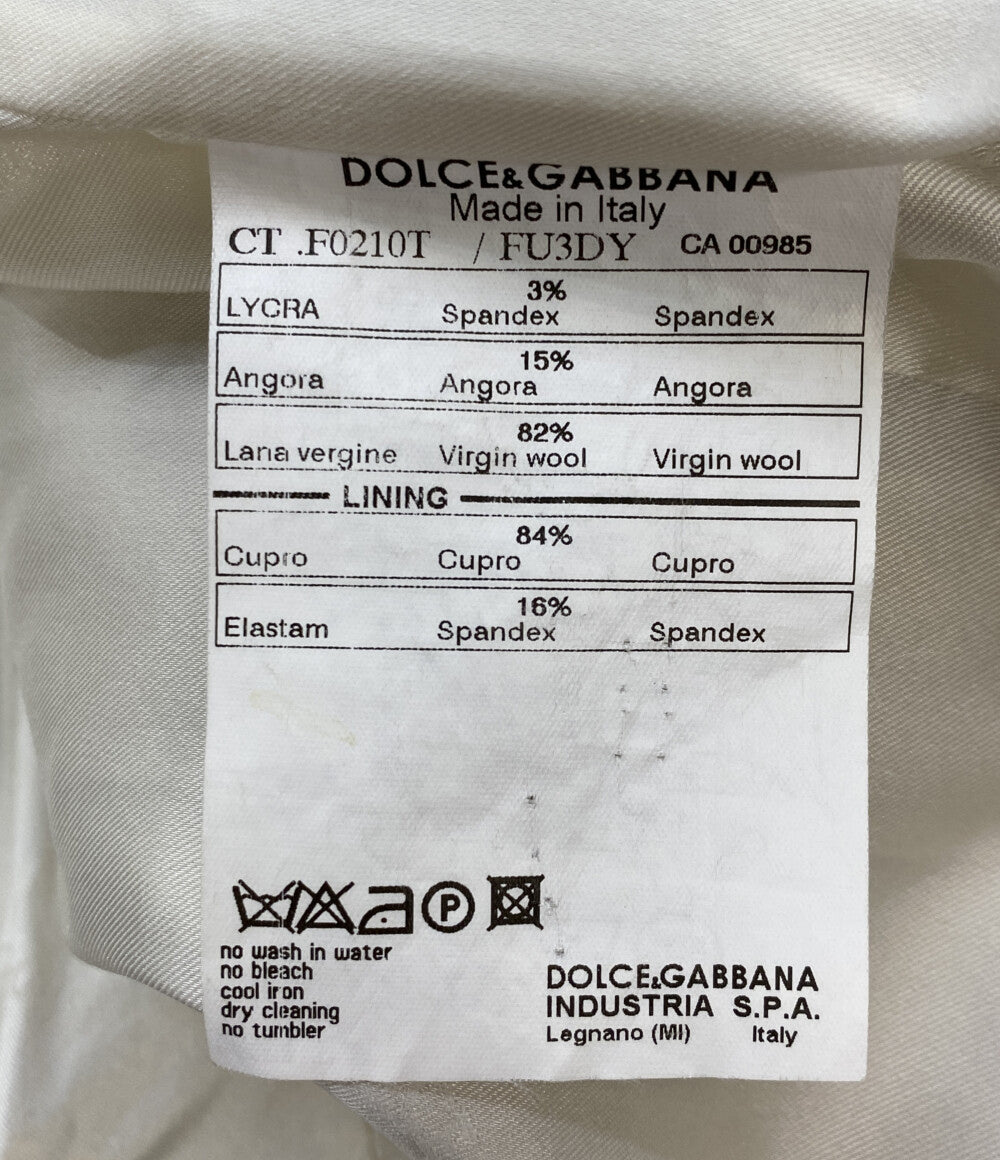 DOLCE ＆ GABBANA ドルチェアンドガッバーナ アンゴラ混ダブルコート レディース SIZE -