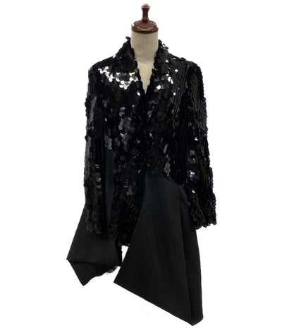 COMME des GARCONS スパンコールロングジャケット 22SS レディース SIZE XS コムデギャルソン