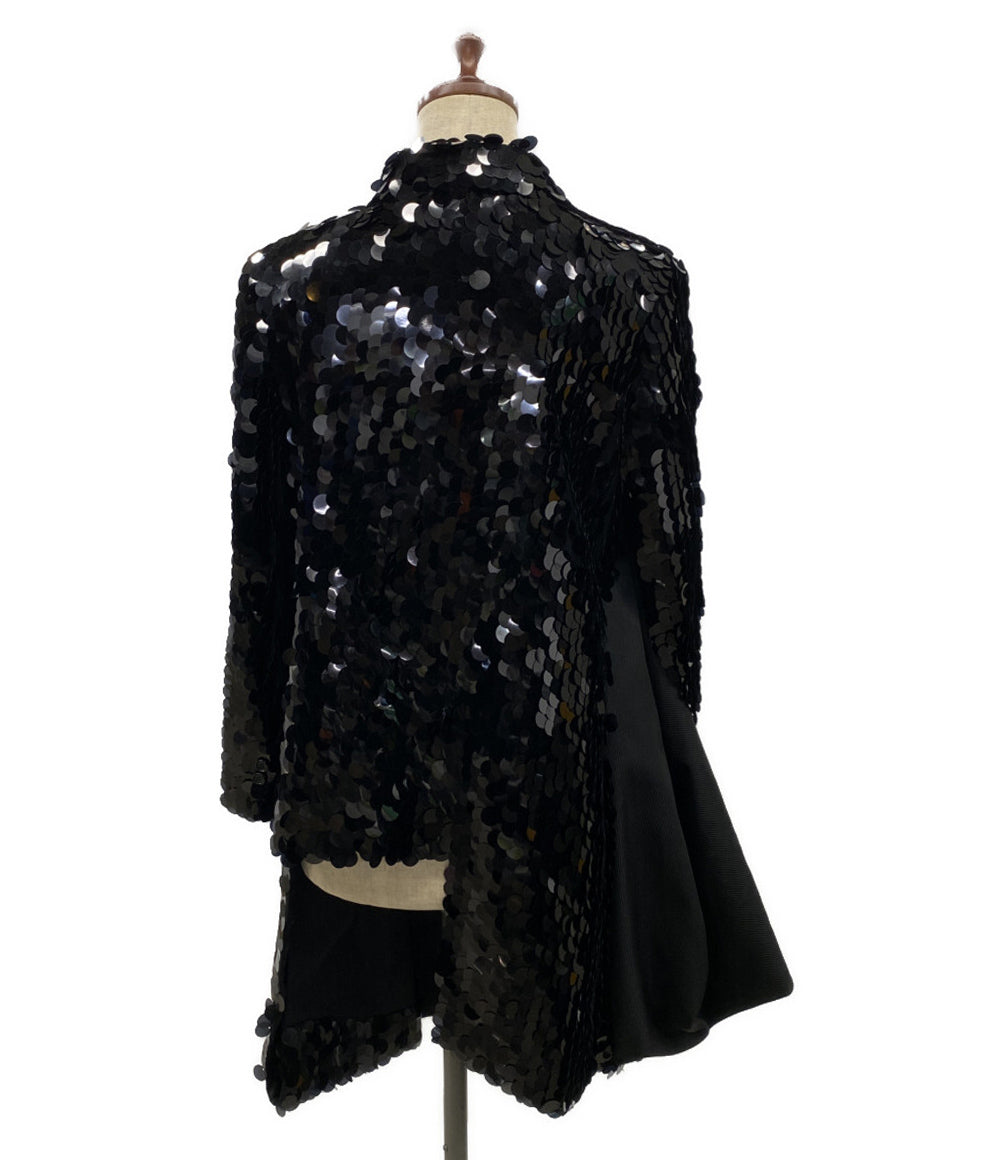COMME des GARCONS スパンコールロングジャケット 22SS レディース