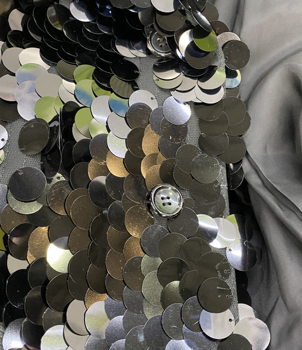 COMME des GARCONS スパンコールロングジャケット 22SS レディース SIZE XS コムデギャルソン