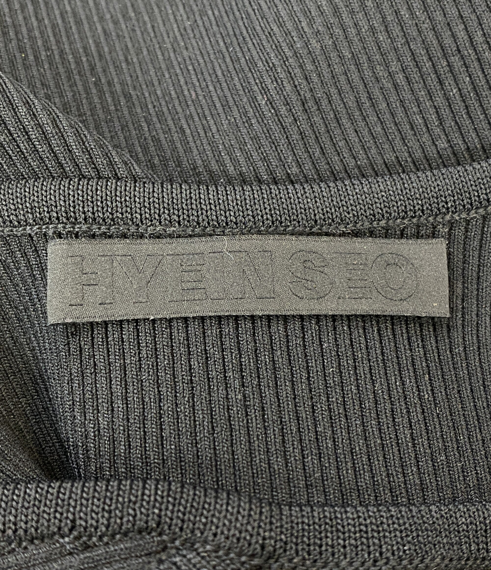 美品 HYEIN SEO ヘインソ デタッチド スリーブ ミニワンピース リブニット レディース SIZE 1