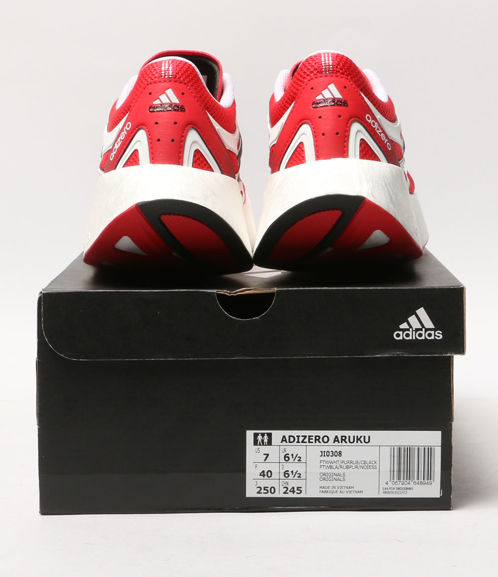 美品 adidas スニーカー Adizero Aruku Pure Ruby JI0308 メンズ SIZE 25cm アディダス