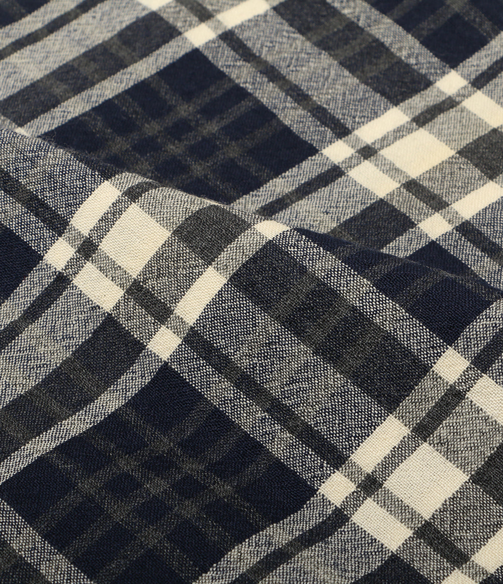 COMME des GARCONS HOMME チェックウールストール HK-054240 メンズ コムデギャルソンオム