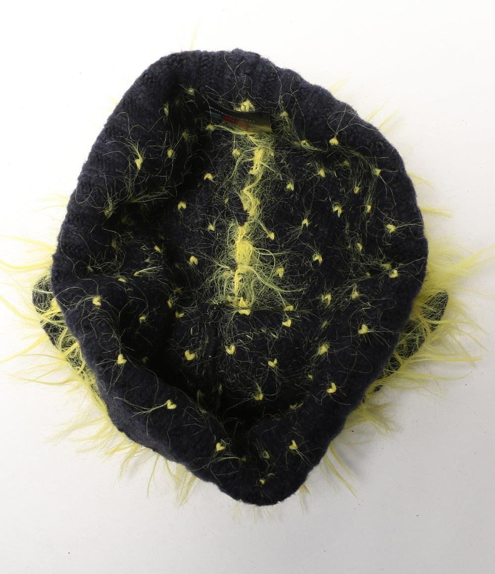 美品 CHRISTIAN STONE クリスチャンストーン ニット帽 MOHAIR KNITTED INTERNET BEANIE メンズ