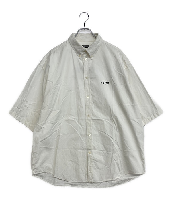 バレンシアガ CREWロゴオーバーサイズ半袖シャツ 20SS メンズ SIZE 40