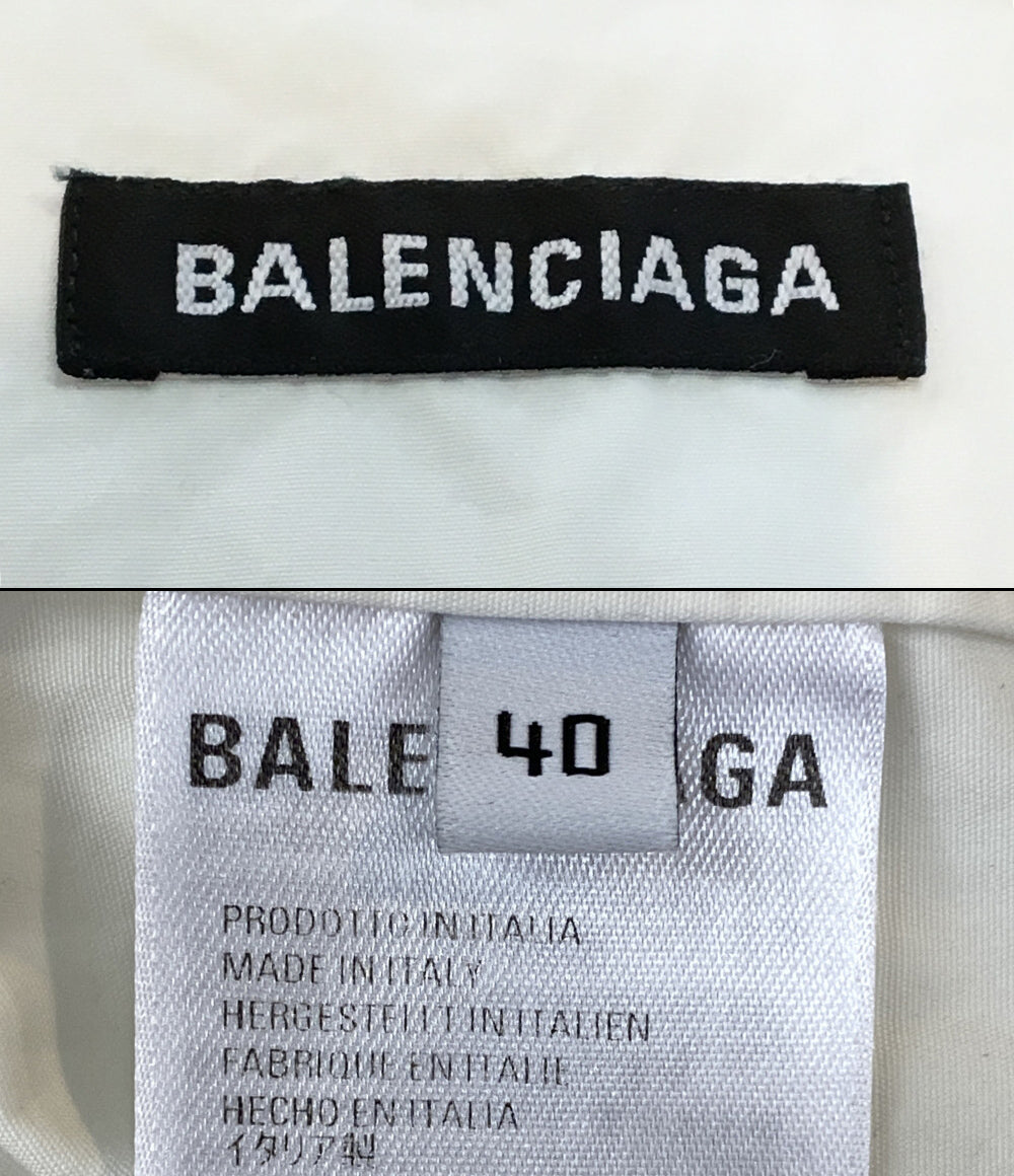 バレンシアガ CREWロゴオーバーサイズ半袖シャツ 20SS メンズ SIZE 40 BALENCIAGA