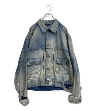 アンセルム デニムジャケット CRASH DENIM JACKET 23AW メンズ SIZE 3 ANCELLM