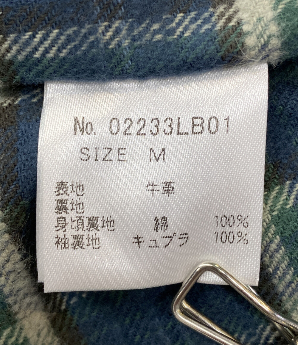 ヒステリックグラマー シングルライダースジャケット RAZOR BLADE LOGO