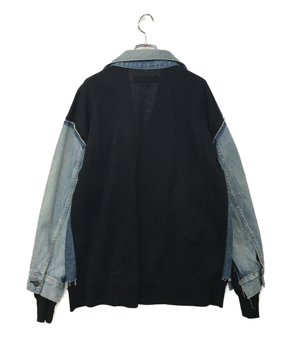 JUNYA WATANABE MAN マン デニムジャケット カーディガンドッキング 25SS WO-J206 メンズ SIZE XS ジュンヤワタナベ