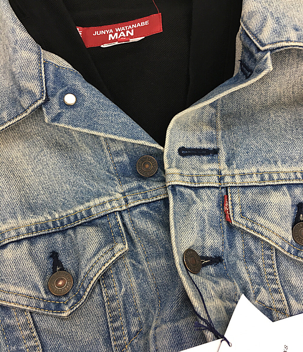 ジュンヤワタナベ マン デニムジャケット カーディガンドッキング 25SS WO-J206 メンズ SIZE XS JUNYA WATANABE MAN
