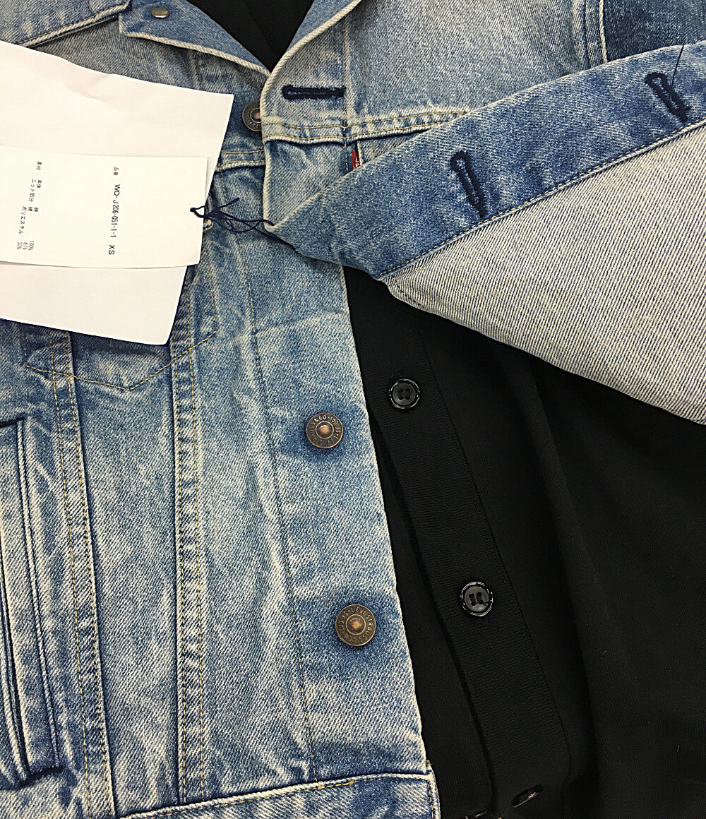 ジュンヤワタナベ マン デニムジャケット カーディガンドッキング 25SS WO-J206 メンズ SIZE XS JUNYA WATANABE MAN