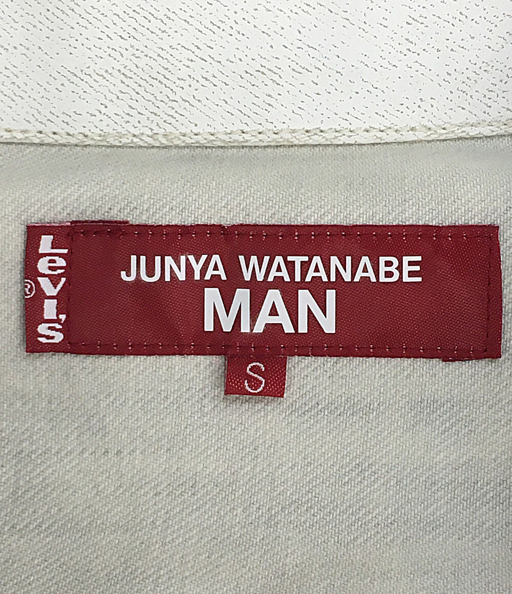 ジュンヤワタナベ マン デニムジャケット ペンキ加工トラッカー 25SS WO-J201 メンズ SIZE S JUNYA WATANABE MAN