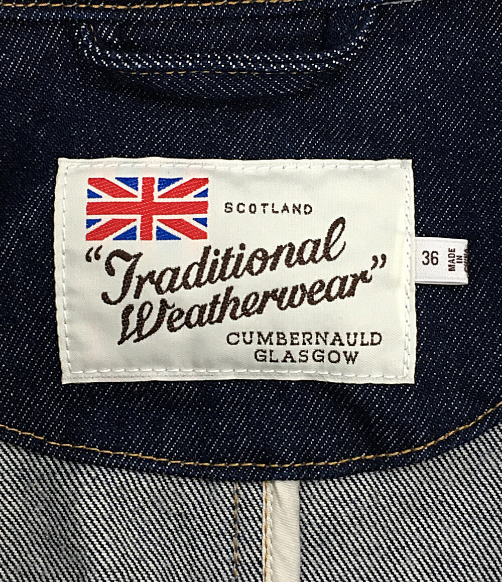 トラディショナルウェザーウェア 美品 デニムコート WORK COAT 002D