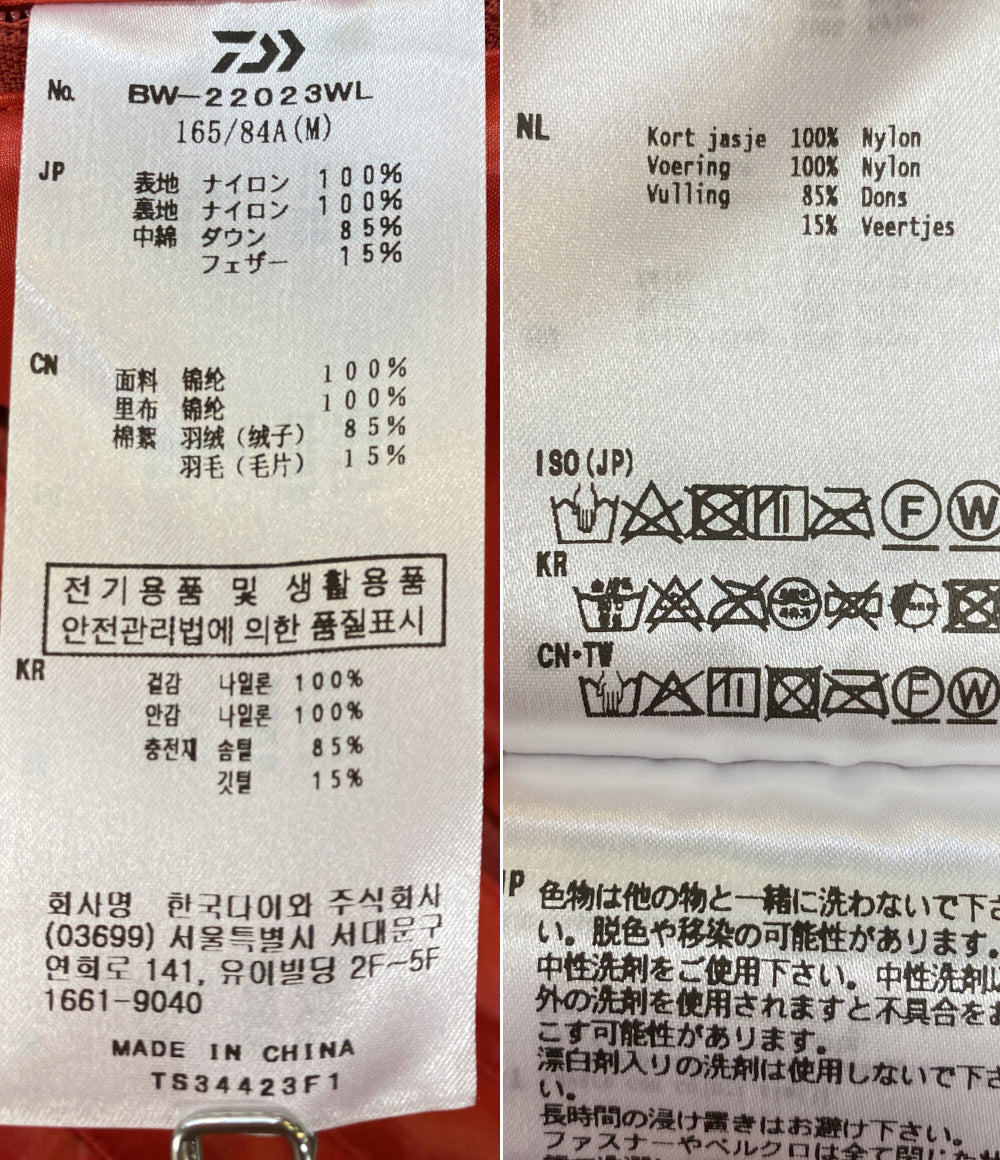 美品 ダイワピア39 ダウンジャケット W's TECH CLIMBERS DOWN JACKET BW-22023WL メンズ SIZE F DAIWA PIER39