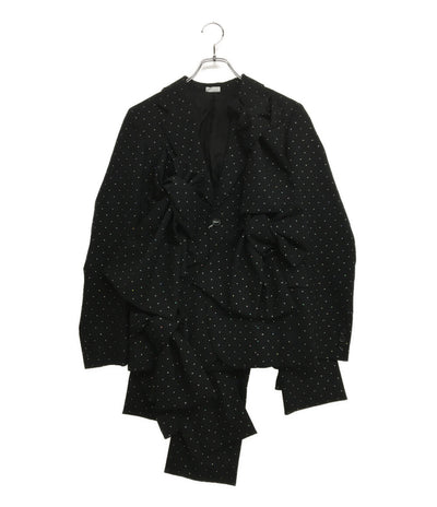 美品 COMME des GARCONS HOMME PLUS ラメファブリックリボンジャケット 25SS PO-K007 メンズ SIZE XS コムデギャルソンオムプリュス