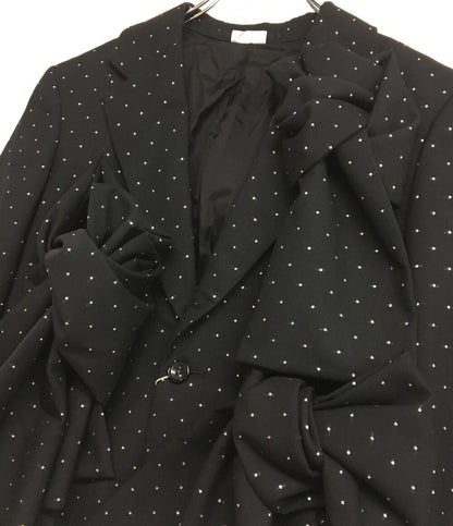 美品 COMME des GARCONS HOMME PLUS ラメファブリックリボンジャケット 25SS PO-K007 メンズ SIZE XS コムデギャルソンオムプリュス