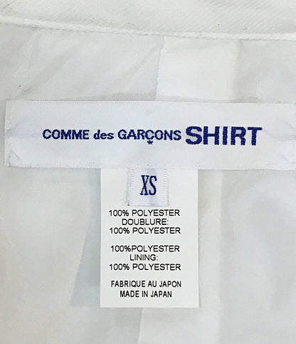 コムデギャルソンシャツ テーラードジャケット ポリ縮絨裾フレアジャケット 23SS FK-J002 メンズ SIZE XS COMME des GARCONS SHIRT