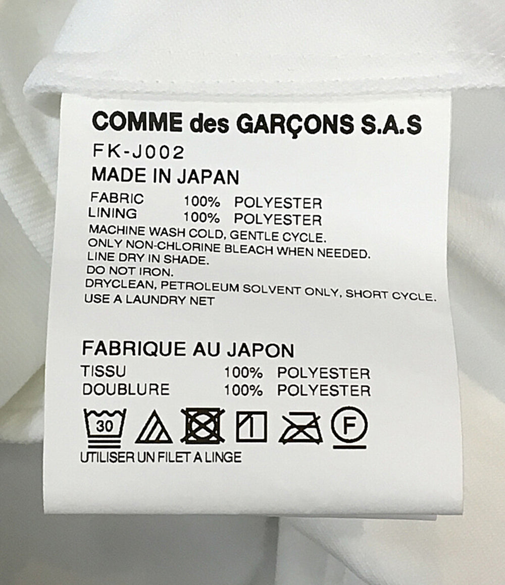 コムデギャルソンシャツ テーラードジャケット ポリ縮絨裾フレアジャケット 23SS FK-J002 メンズ SIZE XS COMME des GARCONS SHIRT