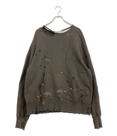 アンセルム カットオフクラッシュプルオーバースウェット 23AW メンズ SIZE 1 ANCELLM