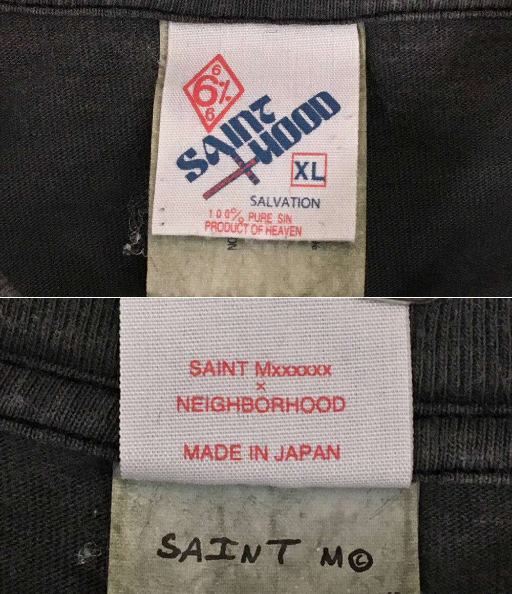 セントマイケル ネイバーフッド 半袖Ｔシャツ Bike Print Tee メンズ SIZE XL SAINT MICHAEL×NEIGHBORHOOD