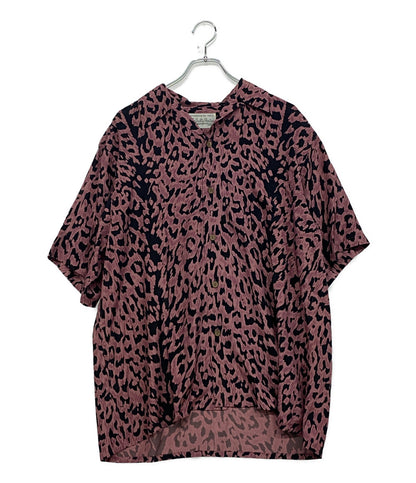 WACKO MARIA レオパード半袖シャツ オープンカラー メンズ SIZE L ワコマリア