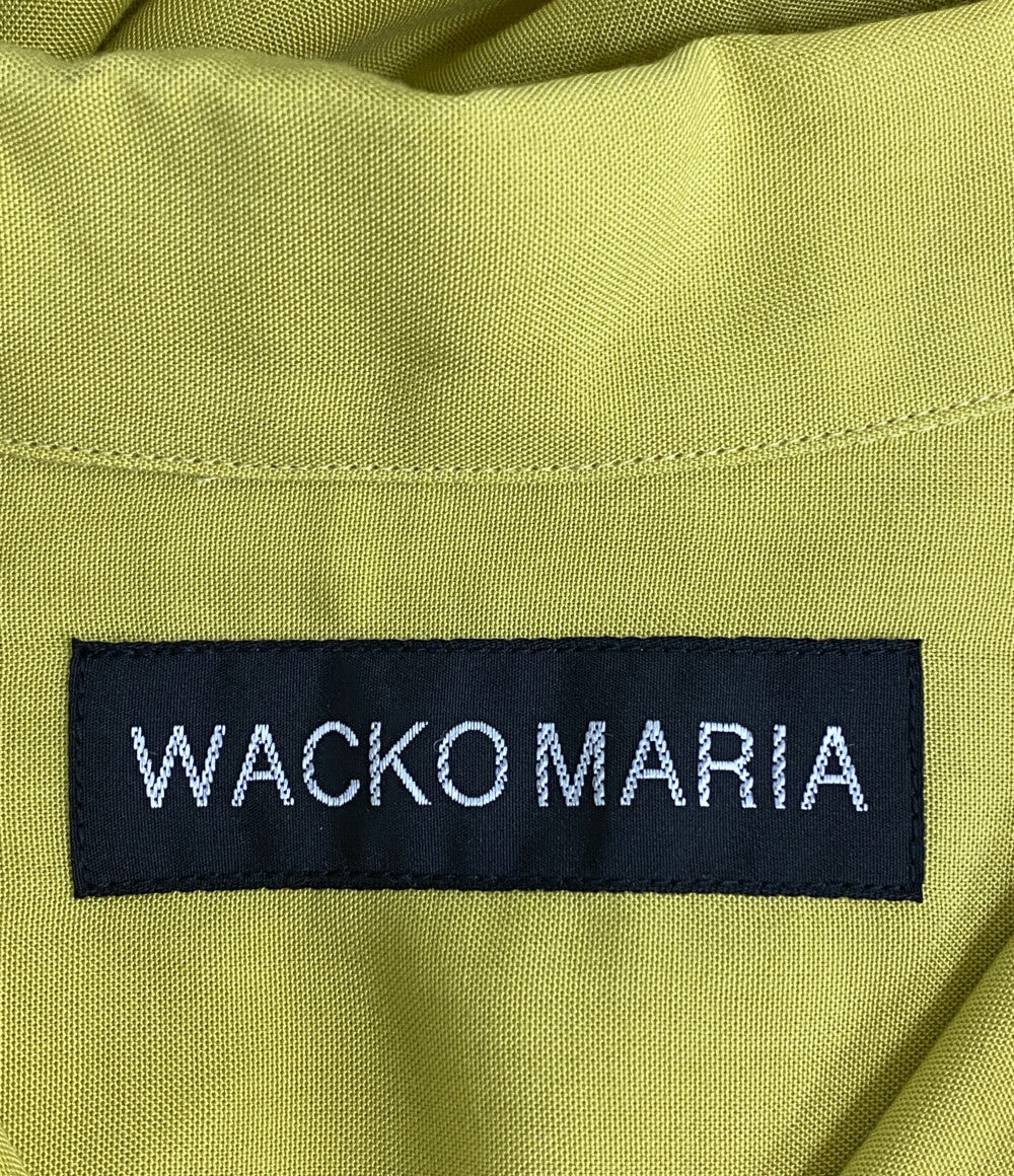 ワコマリア 半袖シャツ SWITCHING 50'S OPEN COLLAR SHIRT 25ss メンズ SIZE L WACKO MARIA