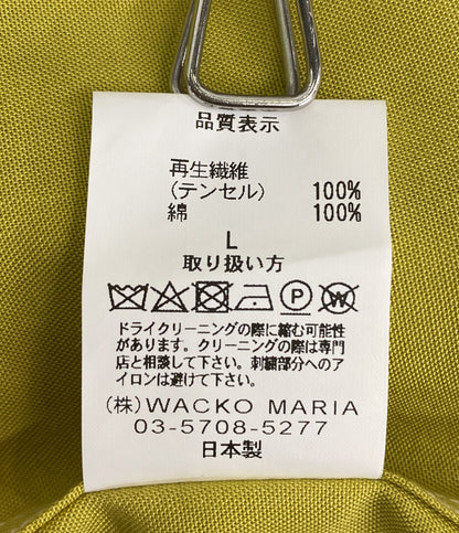 WACKO MARIA 半袖シャツ SWITCHING 50'S OPEN COLLAR SHIRT 25ss メンズ SIZE L ワコマリア