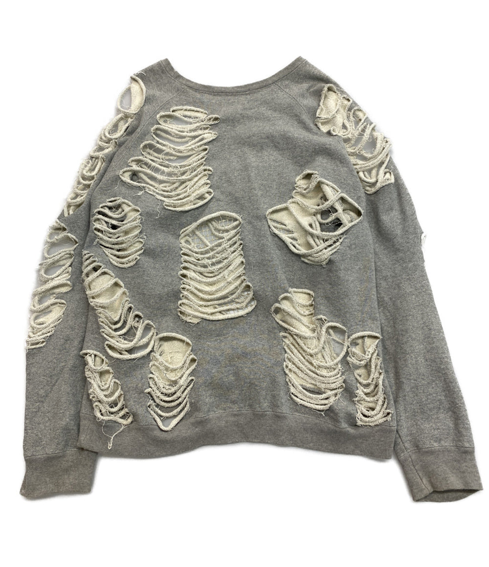 JUN NAKAYAMAスウェット JUN NAKAYAMA ダメージスウェット