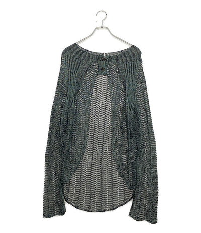 anthema アンセム エー ハイネックメッシュカーディガン メンズ SIZE 1