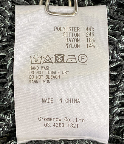 anthema アンセム エー ハイネックメッシュカーディガン メンズ SIZE 1