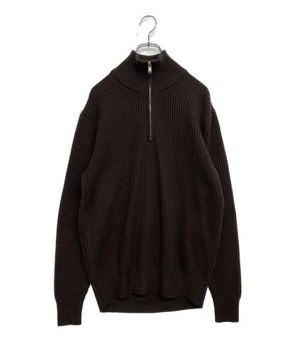 美品 nonnative 長袖ニット ハーフジップ DWELLER HALF ZIP SWEATER 24AW NN-K4503 メンズ SIZE 1 ノンネイティブ
