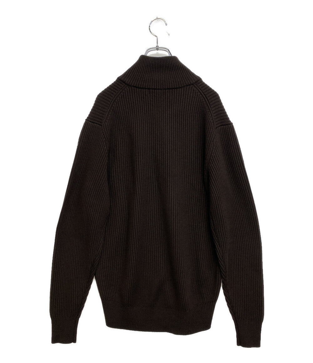 美品 nonnative 長袖ニット ハーフジップ DWELLER HALF ZIP SWEATER 24AW NN-K4503 メンズ SIZE 1 ノンネイティブ