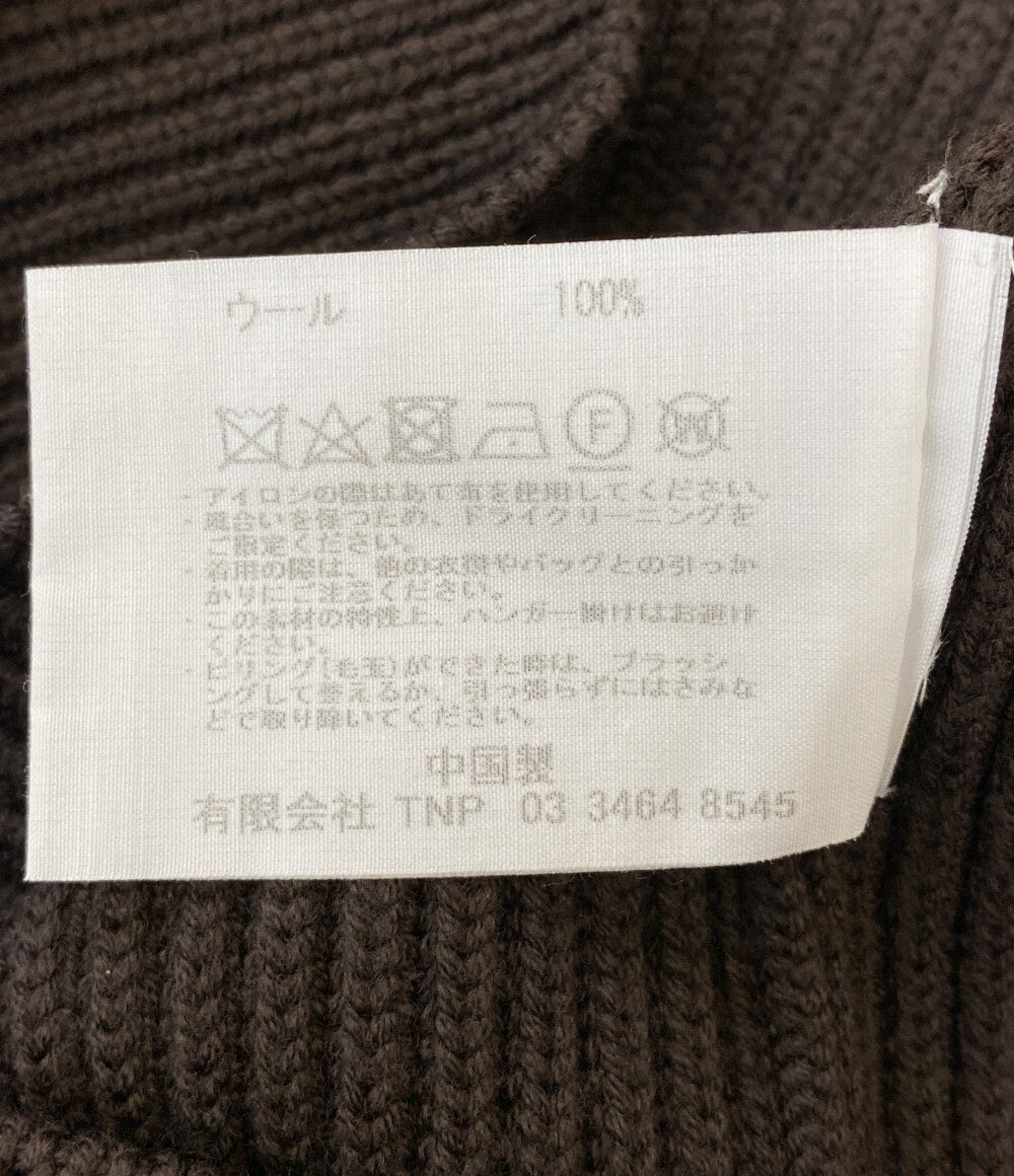 美品 nonnative 長袖ニット ハーフジップ DWELLER HALF ZIP SWEATER 24AW NN-K4503 メンズ SIZE 1 ノンネイティブ