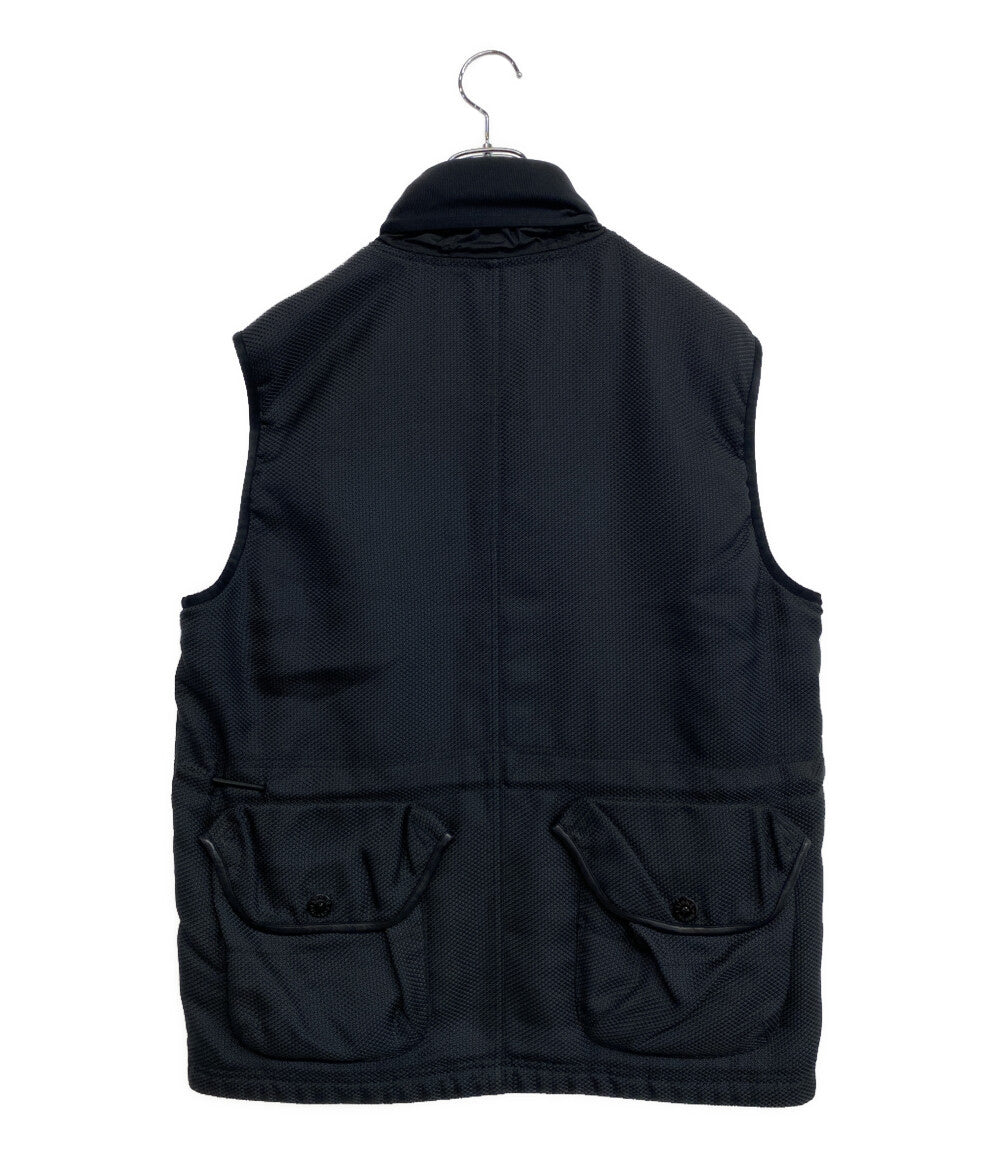 ストーンアイランド ベスト MODFIED PANAMA NYLON LEATHER VEST 中綿 メンズ SIZE L STONE ISLAND