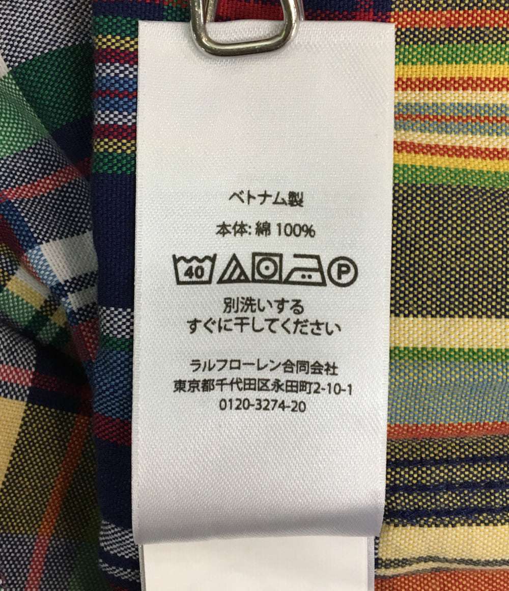 ポロ・ラルフローレン 長袖シャツ CLASSIC FIT PLAID OXFORD WORKSHIRT メンズ SIZE M POLO RALPH LAUREN