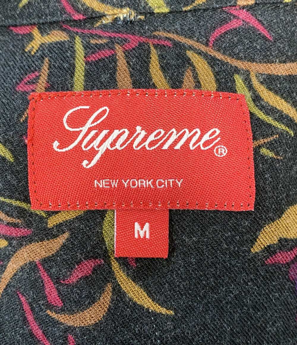 シュプリーム 訳あり 長袖シャツ Birds Of Paradise Rayon Shirt 16AW メンズ SIZE M Supreme