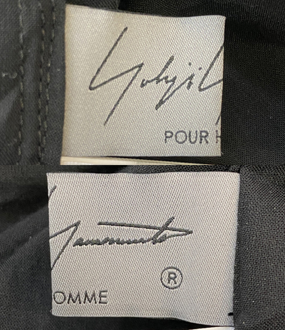 ヨウジヤマモトプールオム 長袖シャツ 80 MODAL LOAN STAND COLLAR LONG BLOUSE 25SS HP-B23-233-1 メンズ SIZE 1 YOHJI YAMAMOTO POUR HOMME