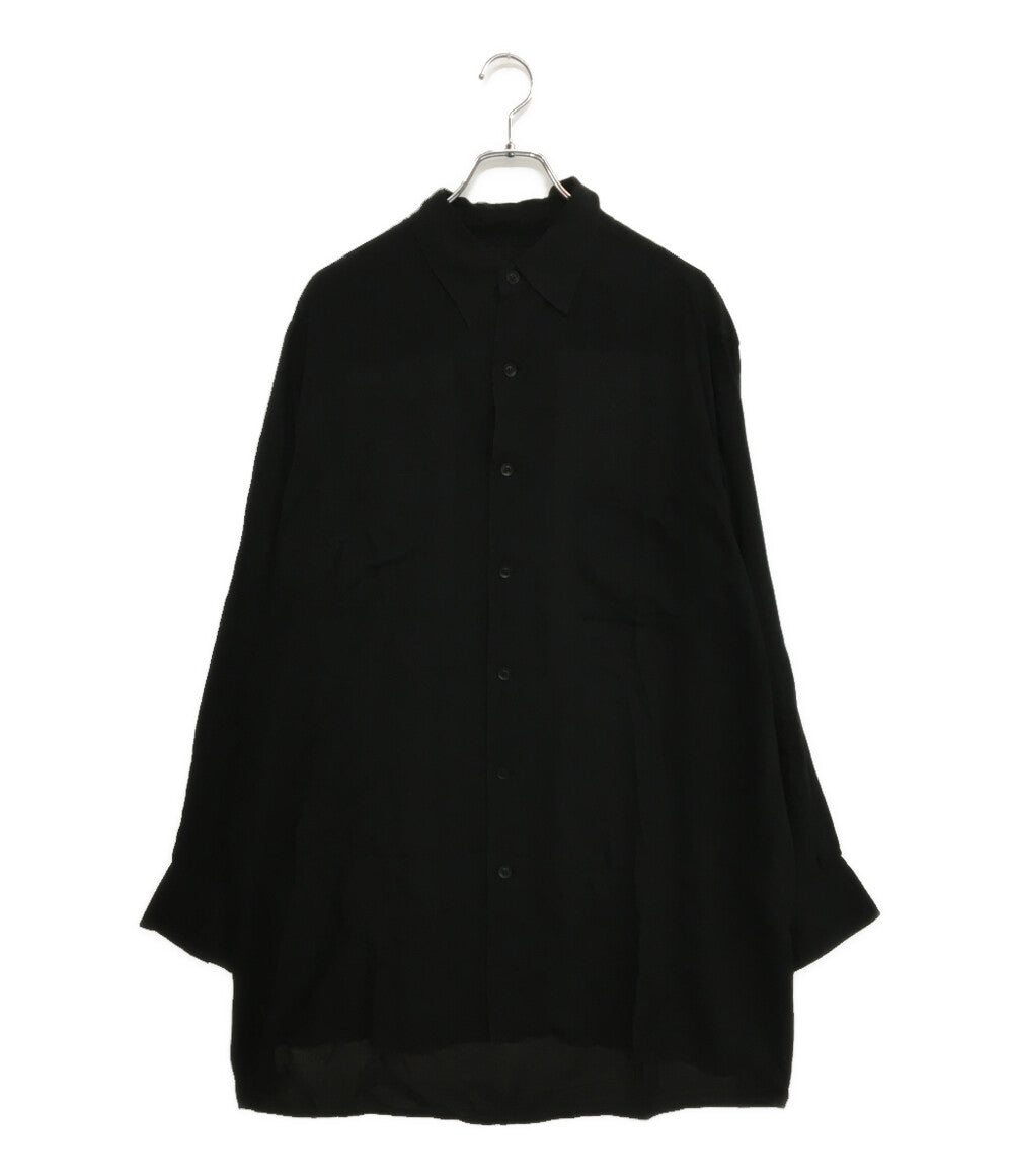 YOHJI YAMAMOTO POUR HOMME 長袖シャツ CM CELLULOSE LAWN Z-STANDARD BIG WPK B 24SS HS-B06-200 メンズ SIZE 2 ヨウジヤマモトプールオム