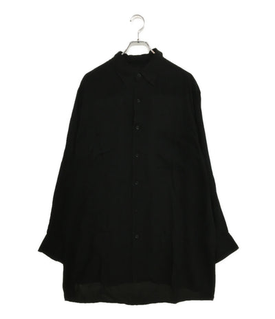 YOHJI YAMAMOTO POUR HOMME 長袖シャツ CM CELLULOSE LAWN Z-STANDARD BIG WPK B 24SS HS-B06-200 メンズ SIZE 2 ヨウジヤマモトプールオム