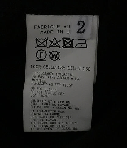 YOHJI YAMAMOTO POUR HOMME 長袖シャツ CM CELLULOSE LAWN Z-STANDARD BIG WPK B 24SS HS-B06-200 メンズ SIZE 2 ヨウジヤマモトプールオム