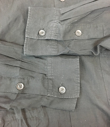 YOHJI YAMAMOTO POUR HOMME 長袖シャツ CM CELLULOSE LAWN Z-STANDARD BIG WPK B 24SS HS-B06-200 メンズ SIZE 2 ヨウジヤマモトプールオム
