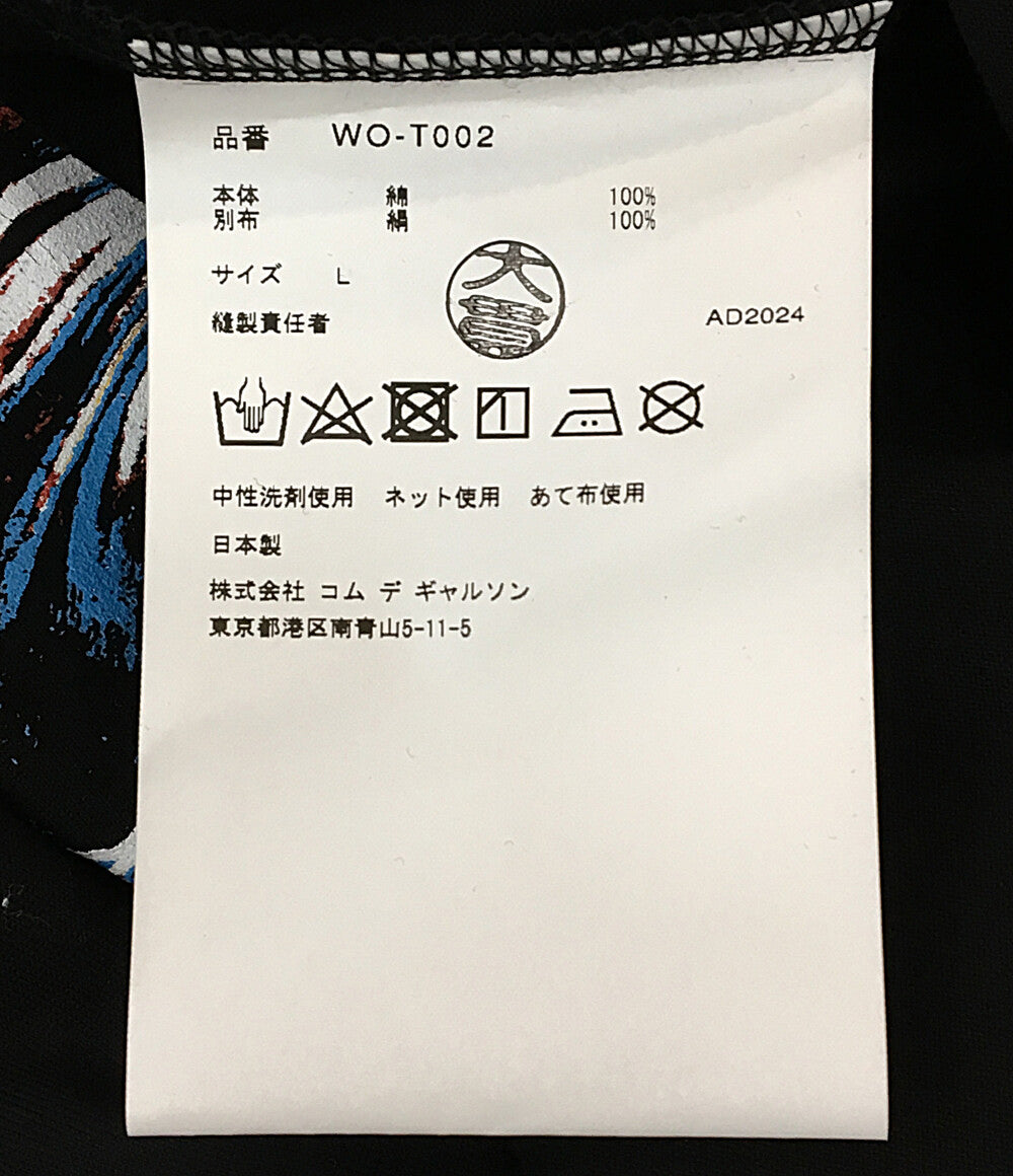 ジュンヤワタナベマン 半袖Ｔシャツ シルクスカーフtシャツ 25SS WO-T002 メンズ SIZE L JUNYA WATANABE MAN