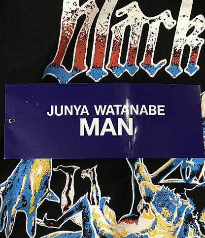 JUNYA WATANABE MAN ジュンヤワタナベマン 半袖Ｔシャツ シルクスカーフtシャツ 25SS WO-T002 メンズ SIZE L