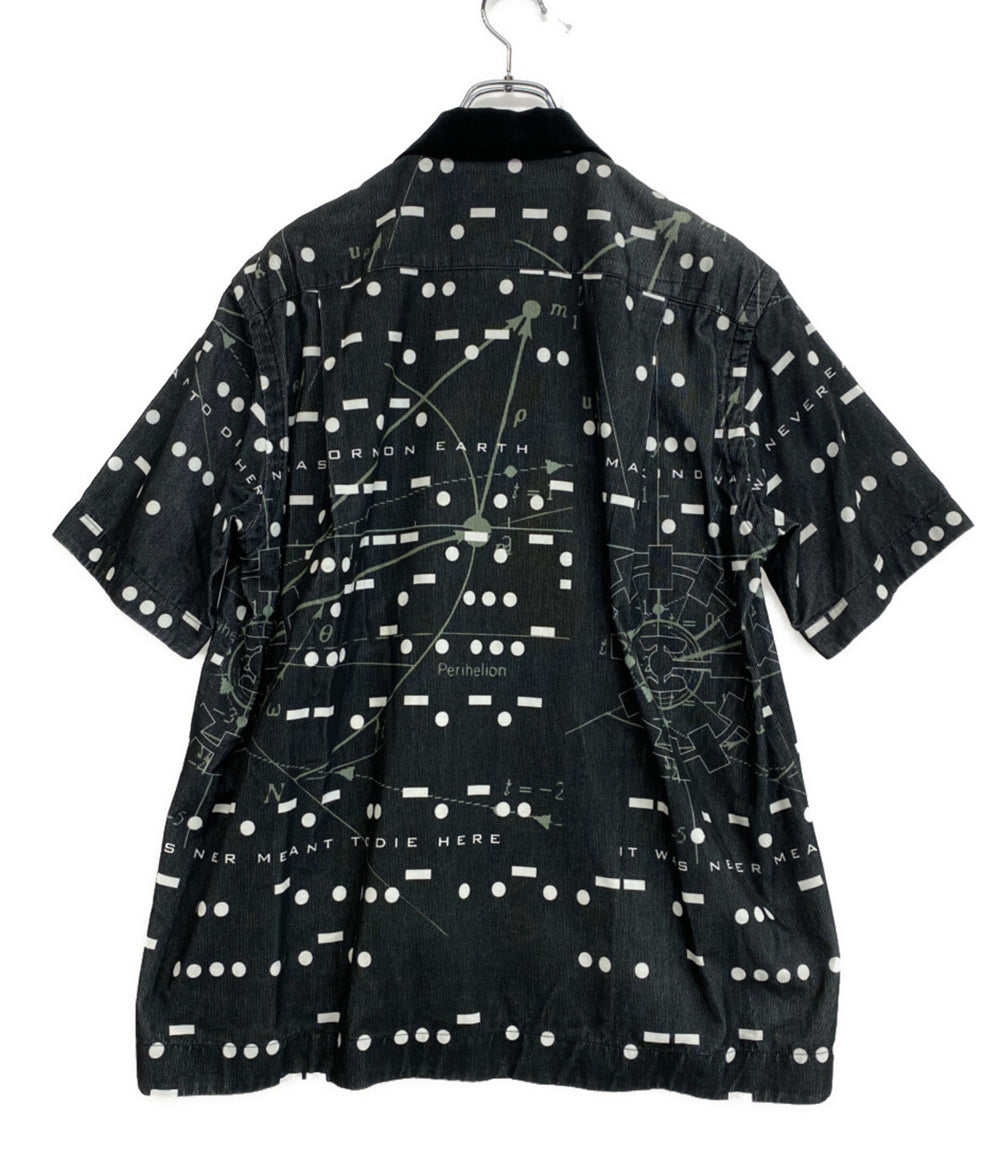 sacai インターステラー コラボ ジオメトリックパターンシャツ 23AW 23-03132M メンズ SIZE 1 サカイ