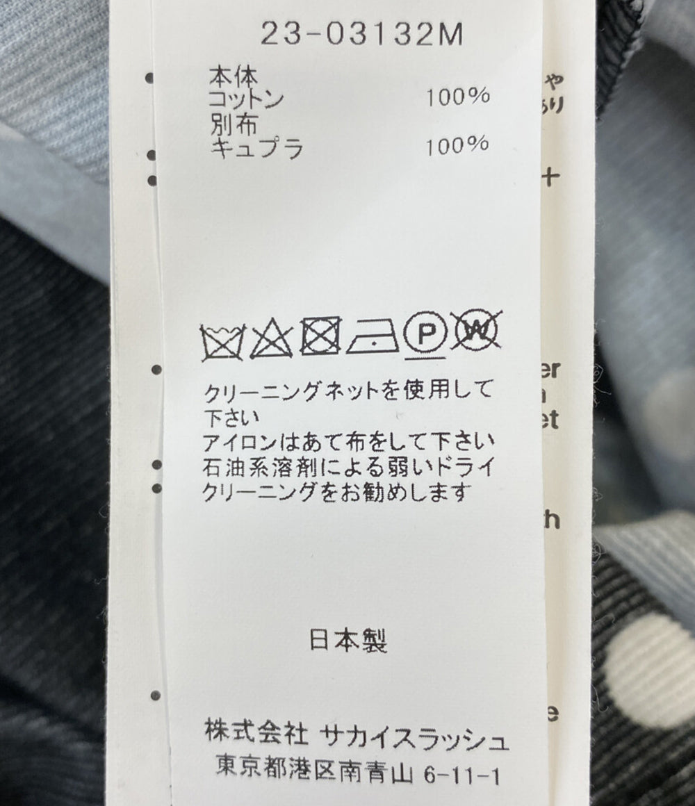 sacai インターステラー コラボ ジオメトリックパターンシャツ 23AW 23-03132M メンズ SIZE 1 サカイ