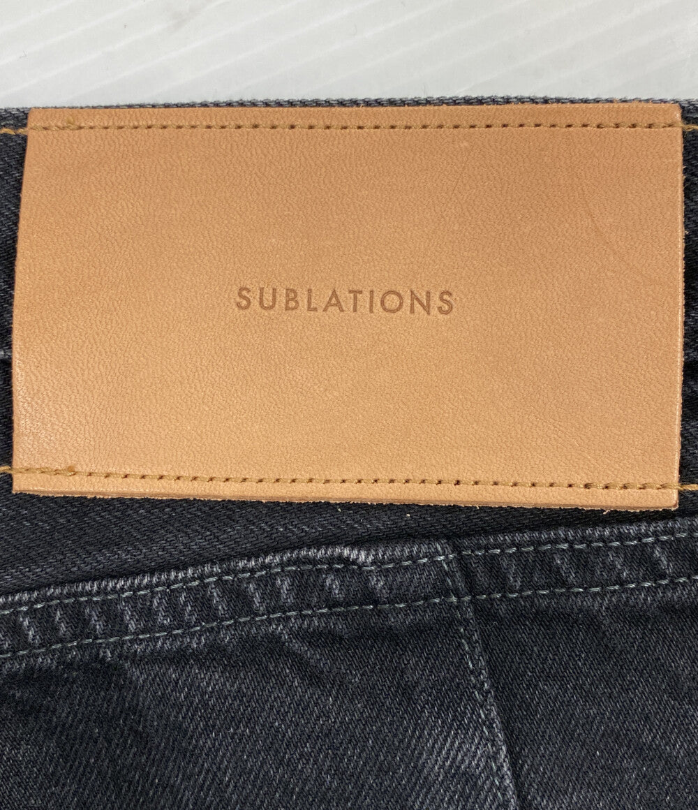 SUBLATION サブレーション バギーパンツ ワイドシームデニム 25SS S131429 メンズ SIZE 2