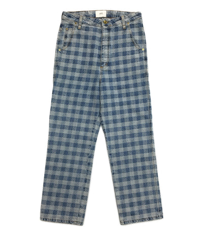 美品 AMI PARIS アミ パリス デニムパンツ CHECKED ALEX FIT 23SS メンズ SIZE 30